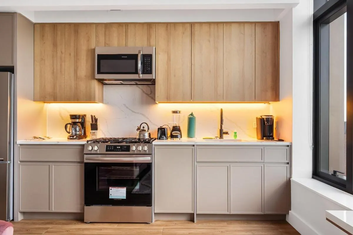 アパート Chic Studio Retreat With Top-Tier Amenities ニューヨーク 米国